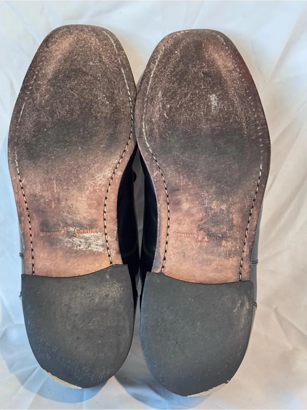 Classic Florsheim Mens Lexington Cap Toe Oxfords in Black Leather Sz 10.5 D